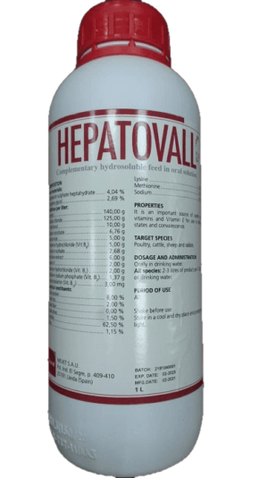 Hepatovall Liter: Comprehensive Animal Liver Support